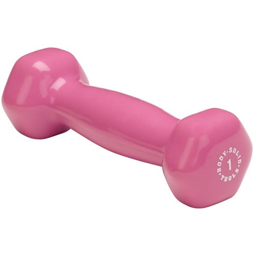 Bodysolid Body Solid Vinyl Dumbbells 1 Lb045 Kg Roze bodysolid kopen in de aanbieding