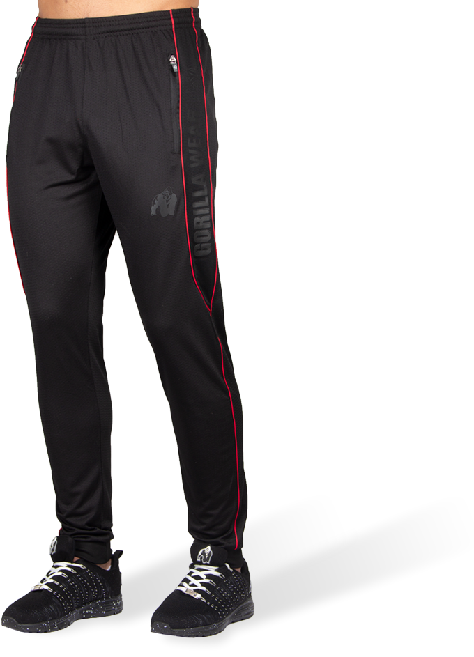 Gorilla Wear Branson Trainingsbroek Zwartrood gorilla wear kopen in de aanbieding