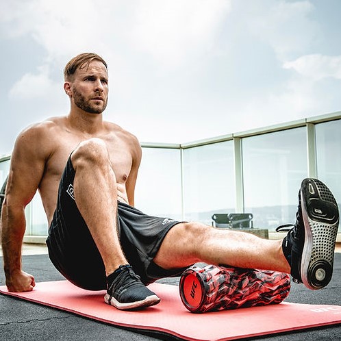 UFC Foam Roller - Zwart/Rood-3