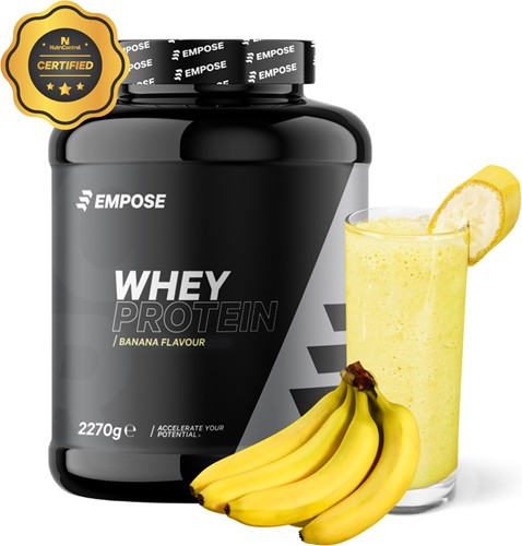 Empose Nutrition Whey Protein - Eiwit Poeder - Banaan - 2270 gram