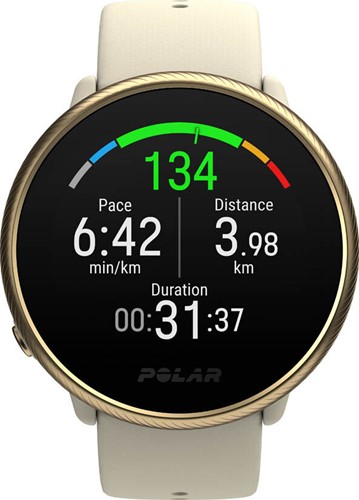 Polar Ignite 2 Sporthorloge - Champagne / Goud
