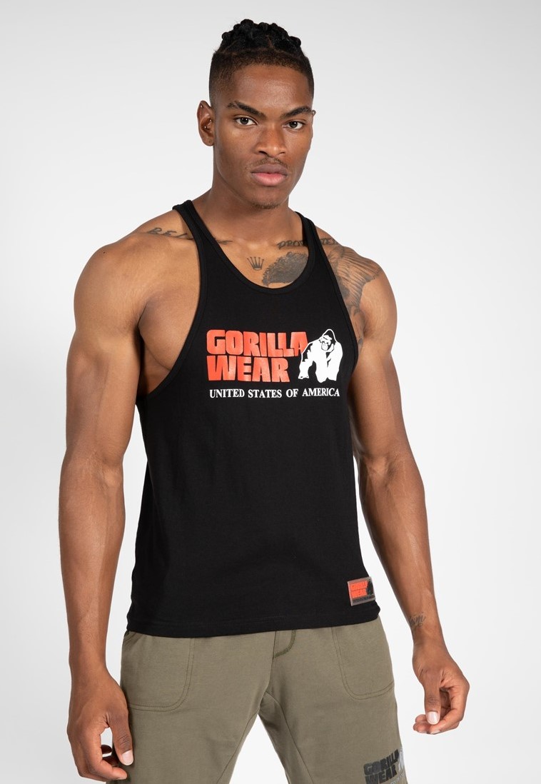 Gorilla Wear Classic Tank Top Zwart M | Fitnessmerken.nl