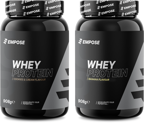 Empose Nutrition Combi-Deal - Whey Protein - Cookies & Cream/Banaan