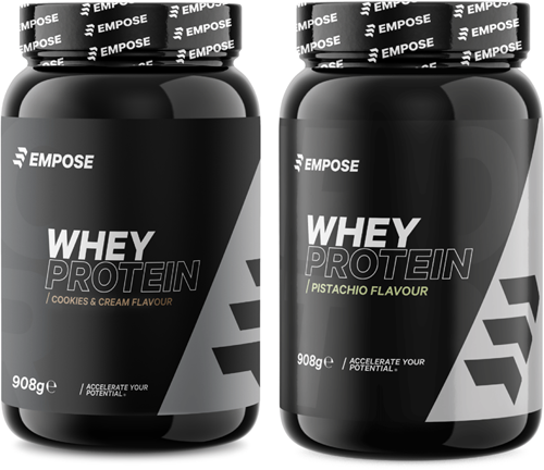 Empose Nutrition Combi-Deal - Whey Protein - Cookies & Cream/Pistachio