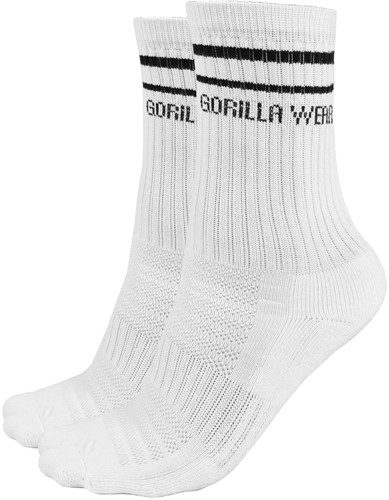 Gorilla Wear Crew Sokken 1-Pack - Wit