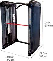 Inspire Smith Machine - dimensions