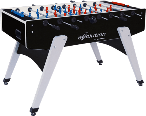 Garlando G-2000 Evolution Tafelvoetbal - Doorlopende Stangen - Zwart