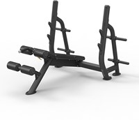 Spirit Fitness Olympic Decline Bench - Schuine Halterbank-3