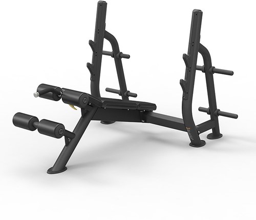 Spirit Fitness Olympic Decline Bench - Schuine Halterbank-3