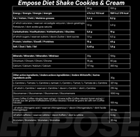 Empose Nutrition Diet Shake - Cookies & Cream - 600 gram-2