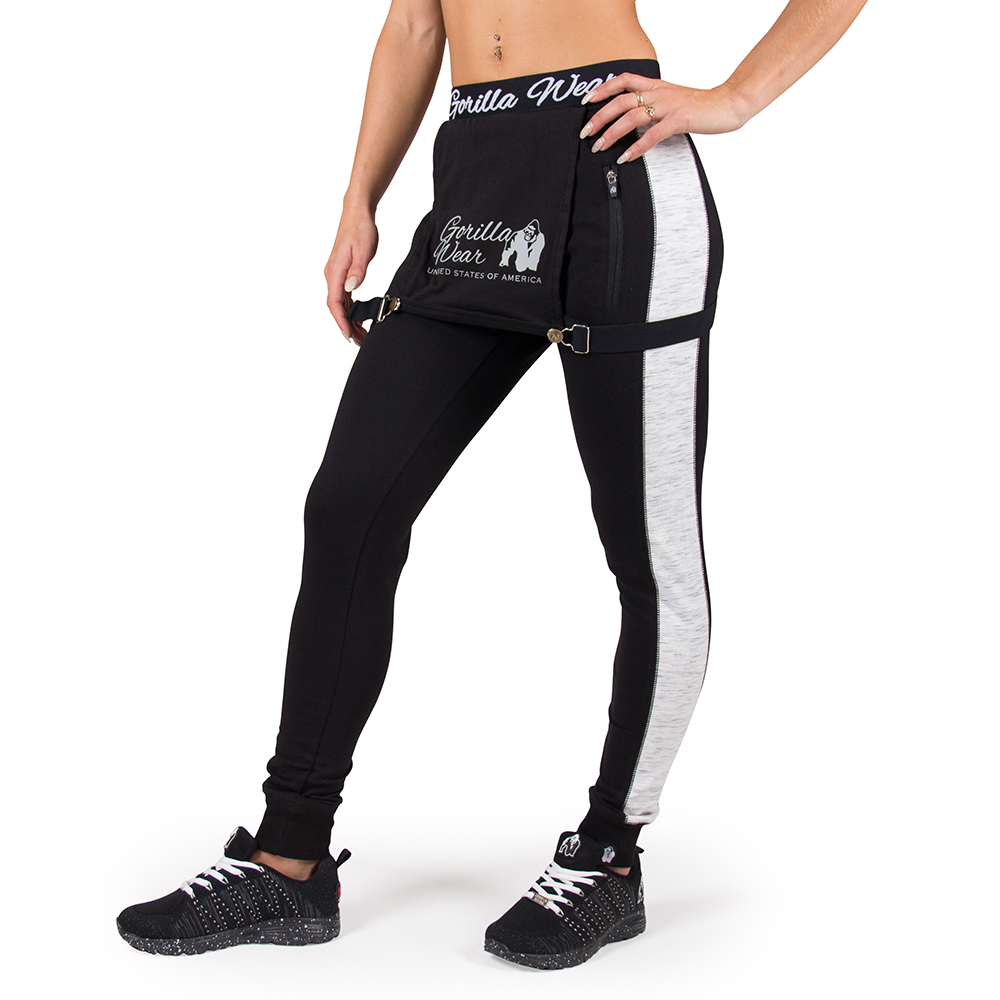 Gorilla Wear Dolores Dungarees Blackgray Xs gorilla wear kopen in de aanbieding