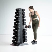 Lifemaxx Ronde PU Dumbbell Set - 2 x 10 kg-2