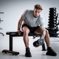 Lifemaxx Flat Bench V2 - Trainingsbank - Zwart-2