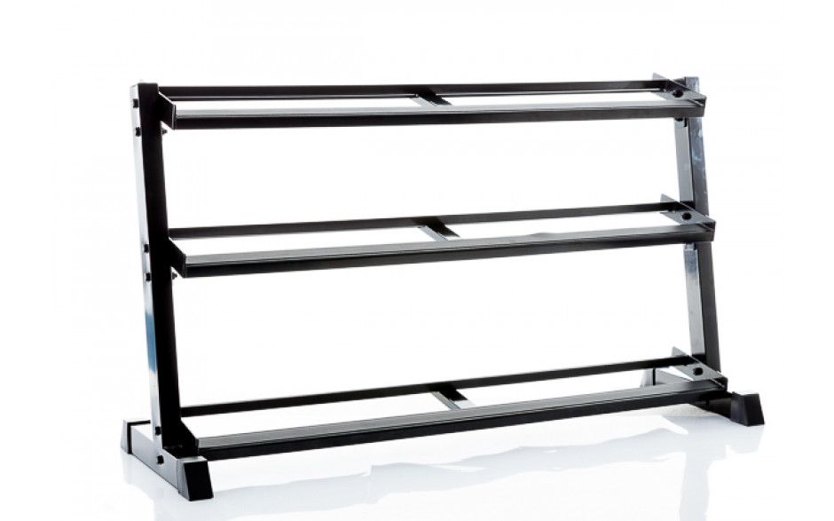 Muscle Power Dumbbellrek Zwart 3 Laags muscle power kopen in de aanbieding