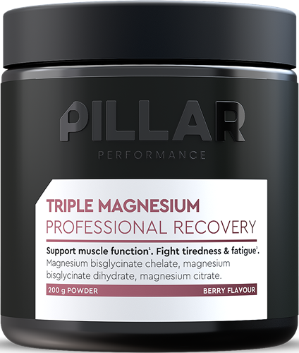 PILLAR Performance Triple Magnesium Poeder - 200 gr - Berry