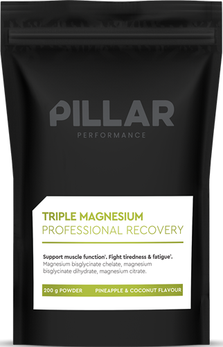 PILLAR Performance Triple Magnesium Poeder - 200 gr - Pineapple & Coconut