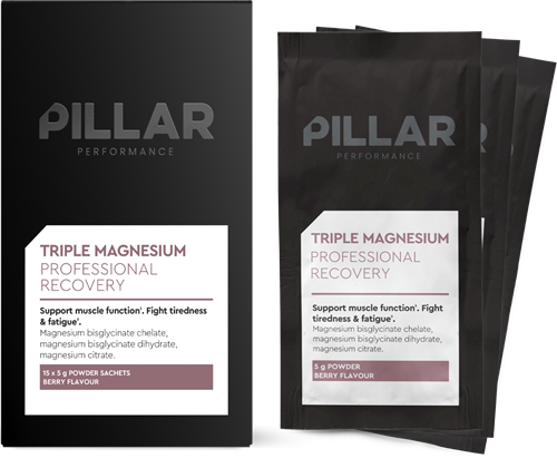 PILLAR Performance Triple Magnesium Travel Pack - 15 x 5 gr - Berry
