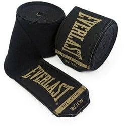 Everlast Elite Hand Wraps - Zwart - 457 cm