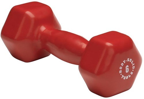 Bodysolid Body Solid Vinyl Dumbbells 6 Lb272 Kg Rood bodysolid kopen in de aanbieding