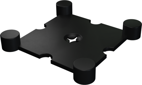 Flow Fitness Hoekprofiel Rubberen Tegel Met Waterdichte SBR-Laag - 20 x 20 x 2 cm-3