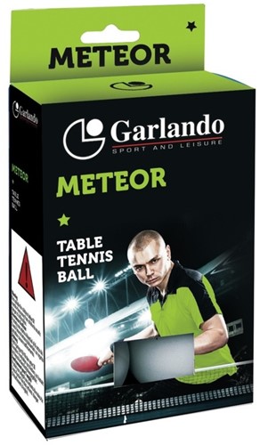 Garlando Meteor Tafeltennis Ballen - 1 Star - 6 Stuks