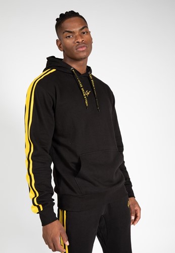 Gorilla Wear Banks Oversized Hoodie - Zwart/Geel