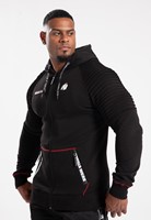Gorilla Wear Georgia Zipped Hoodie - Zwart - 2XL