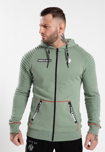 Gorilla Wear Georgia Zipped Hoodie - Groen