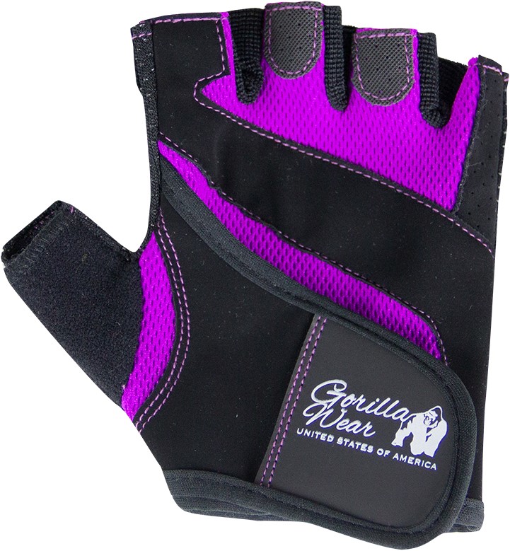 Gorilla Wear Womens Fitness Gloves Blackpurple gorilla wear kopen in de aanbieding