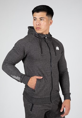 Gorilla Wear Payette Zipped Hoodie - Zwart - XL
