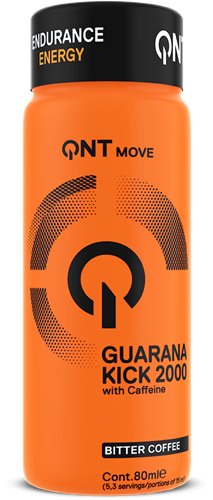 QNT Guarana Kick 2000 mg - Bitter Coffee - 12 x 80 ml-3
