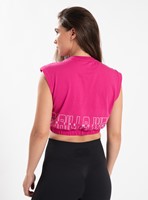 Gorilla Wear Albion Oversized Crop Top - Roze-2