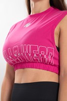 Albion Oversized Crop Top - elastiek