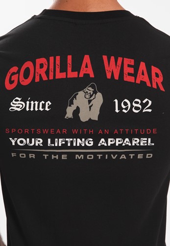 Gorilla Wear Warren T-shirt - close up print