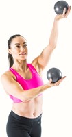 Gymstick Yoga Ballen - 2 x 1 kg - Zwart-3