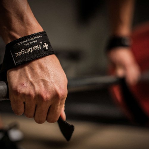 Harbinger Cotton Lifting Straps - One Size Fits All-2