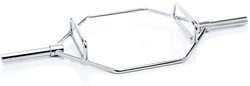 Muscle Power Olympische Hex Bar - Shrug Bar - Trap Bar - 160 cm