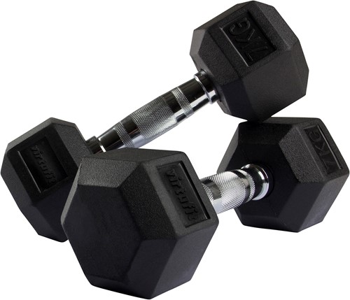 VirtuFit Hexa Dumbbell Pro - 7 kg - Per Stuk-2