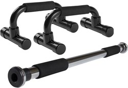 VirtuFit Combideal: Optrekstang + Opdruksteunen