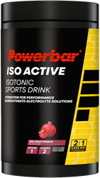 Powerbar Isoactive Sportdrank - 600 gr - Rood Fruit