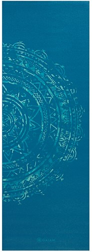 Gaiam Yoga Mat - 4 mm - Jade Mandala-2