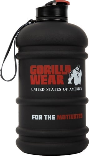 Gorilla Wear Water Jug - Waterfles - 2,2L - Zwart