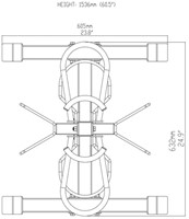 Body-Solid Compacte Accessoire Toren - Opbergsysteem-3
