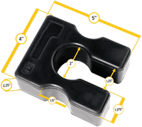 Body-Solid Gewichtstapel Adapter - 2,27 kg-3