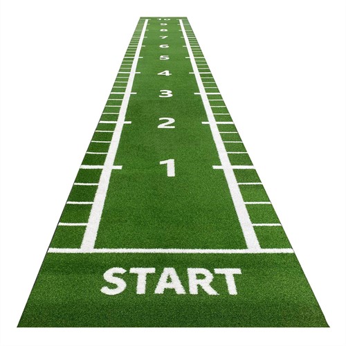 Lifemaxx Sprinttrack - Kunstgras - 1,5 x 11 m - Groen