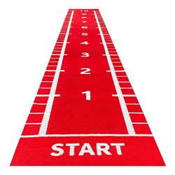 Lifemaxx Sprinttrack - Kunstgras - 1,5 x 11 m - Rood