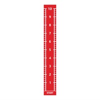 Lifemaxx Sprinttrack - Kunstgras - 1,5 x 11 m - Rood-3
