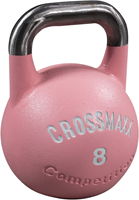 Lifemaxx Crossmaxx Competition Kettlebells - Roze - 8 kg