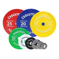 Lifemaxx Crossmaxx Gekalibreerde Halterschijven - 50 mm - 5 kg-2