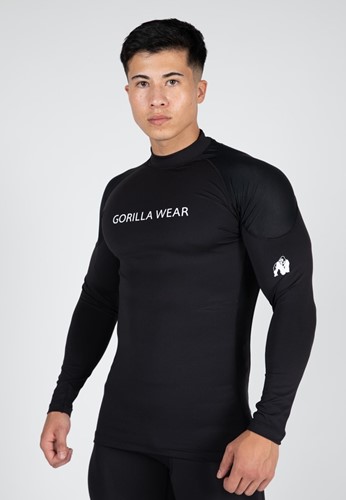 Gorilla Wear Lorenzo Performance Long Sleeve - Zwart